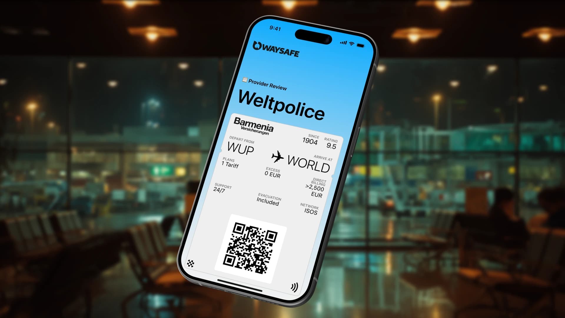 Barmenia Weltpolice im Überblick